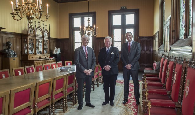 V.l.n.r. Diederik Laman Trip, Ferdinand Sassen en Gus van der Feltz. Foto: Niek Geneuglijk