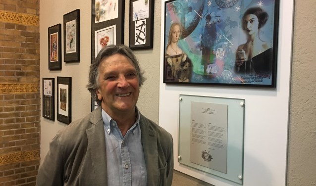 Ook het eigen werk van Toon Joosen alias Mr. Colori is te zien in de expositie