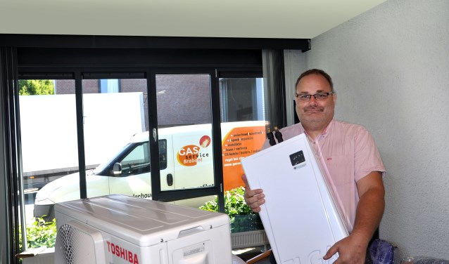 Frank Lommers van Gasservice Brabant: “Vooroplopen met de nieuwe energievormen”. Foto: Ferdy Steger