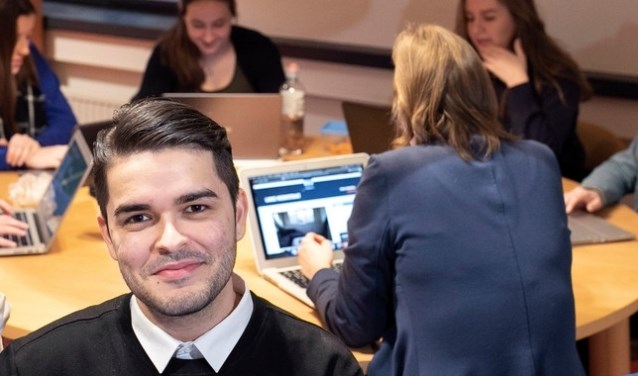 Student Taylan Öncü, bedenker van Studelen. Foto: Roel van der Aa