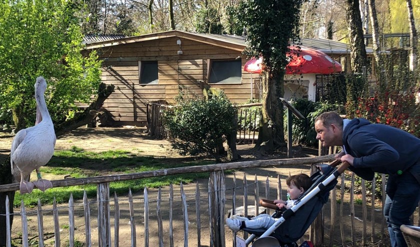 Rob Gevers met zijn zoontje Alex in De Bossche Hoeve