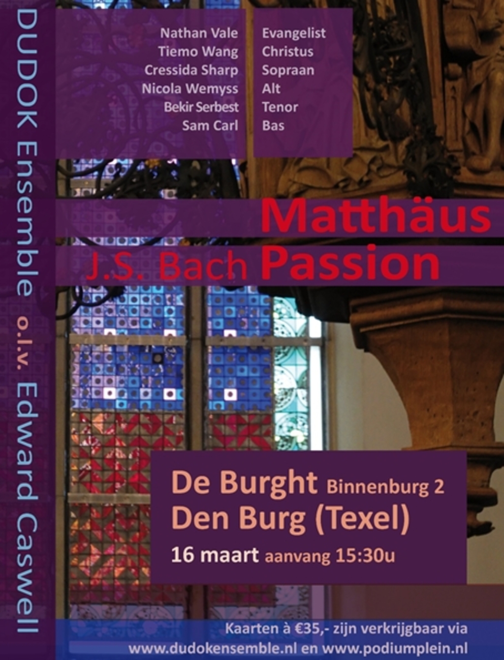Uitvoering Matthäus Passion op Texel