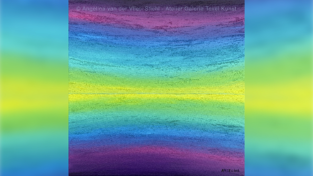 Schilderij Noorderlicht Texel