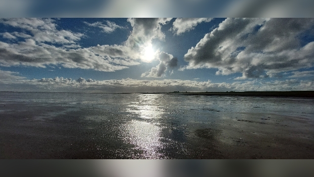 yoga op het wad