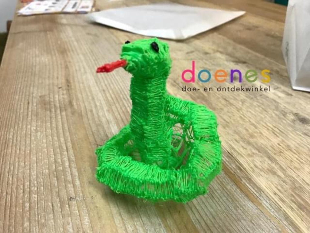 3D-pen slang voor gevorderden