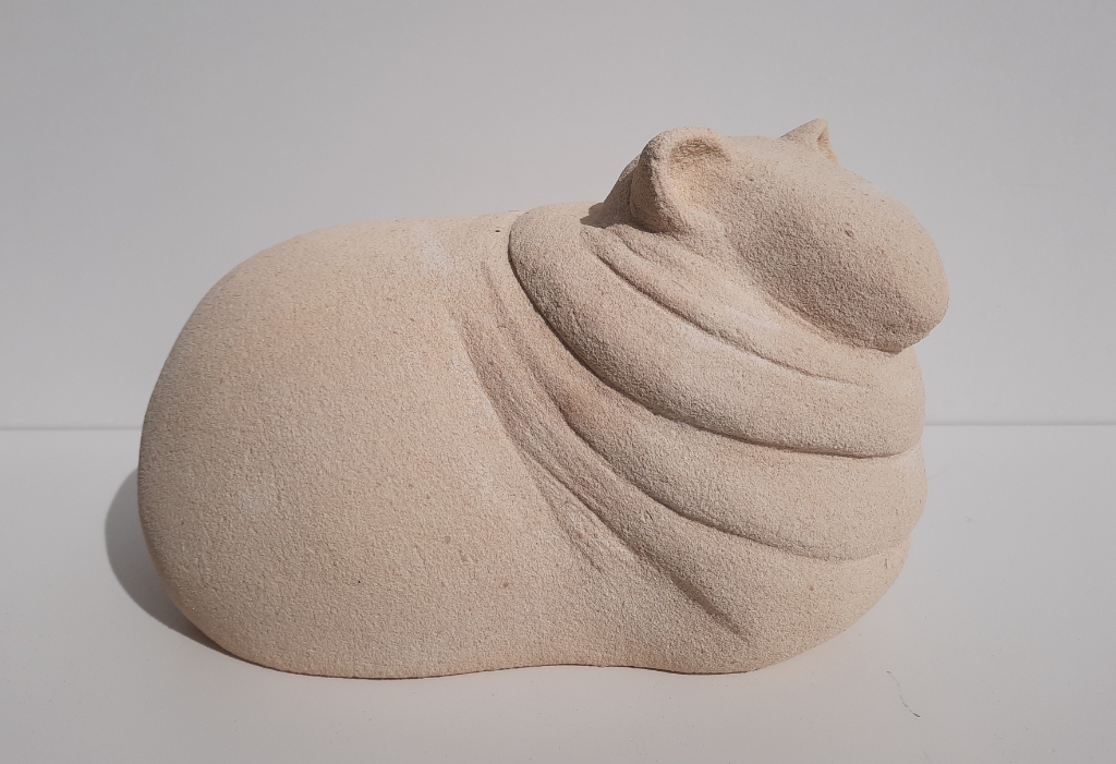 Schaap, materiaal Mergel door Hendrien Landeweer