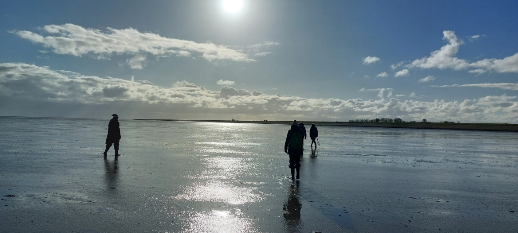 yoga op het wad