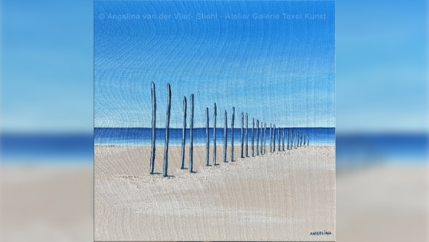 Schilderij Steiger van Sil - Paal 33 - Kaap Noord
