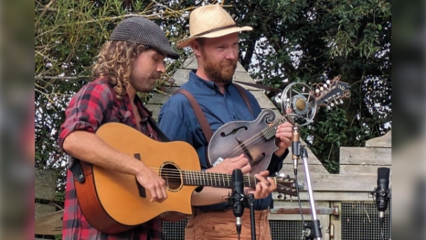 The Mellomen. bestaande uit vlnr: Michiel Dijkman & Pieter Duinker