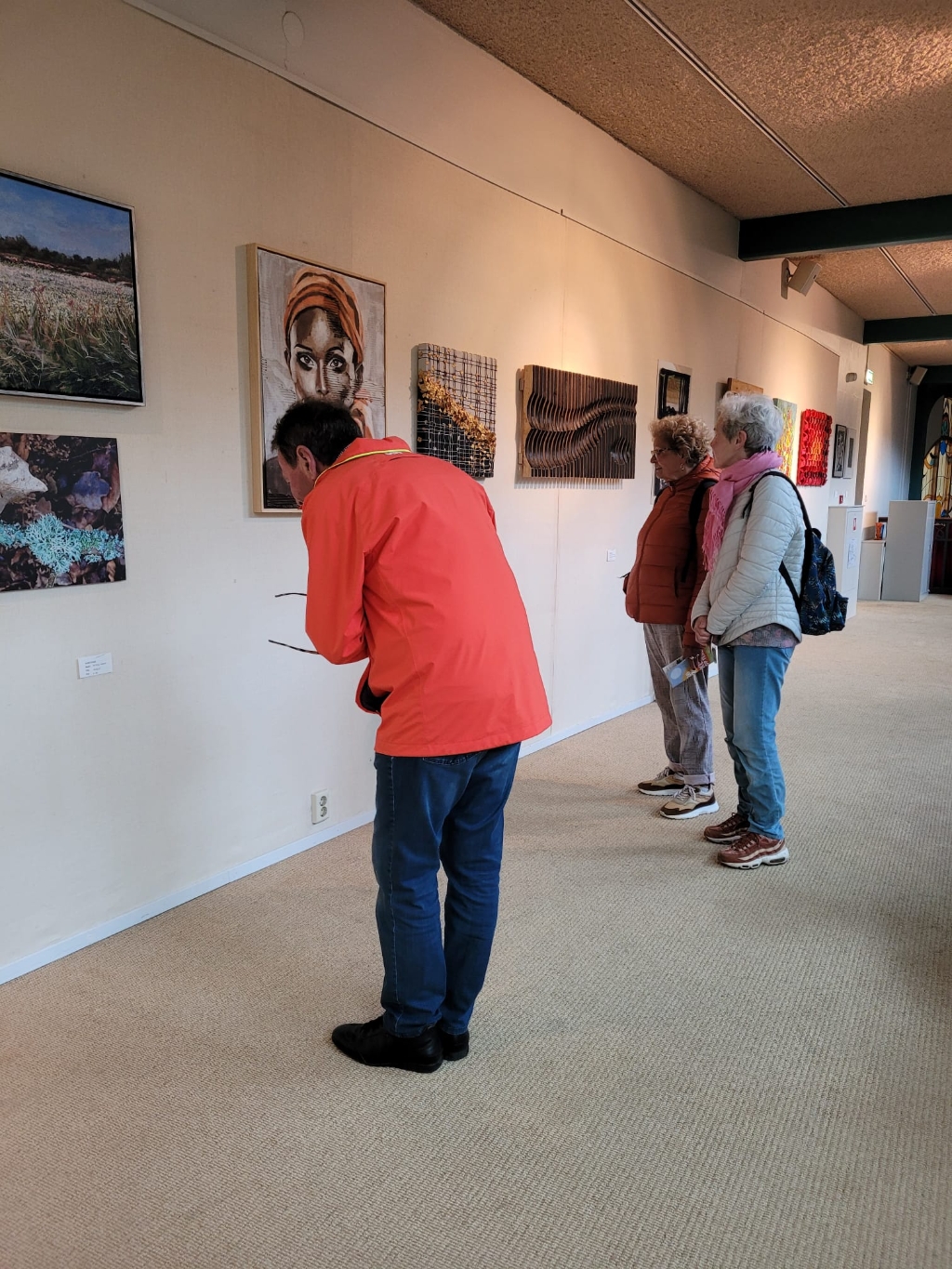 bezoekers expositie