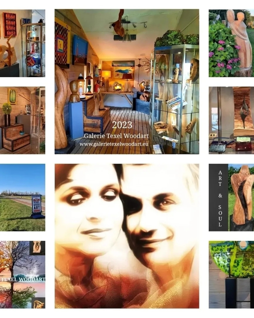 Galerie Texel Woodart in Midden-Eierland