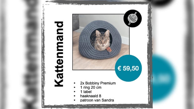 Gehaakte kattenmand