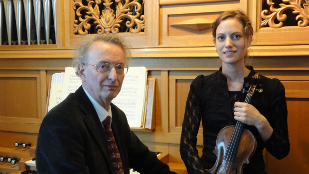 Ton van Eck (orgel) en Anne van Eck (viool) verzorgen het zesde zomeravondconcert