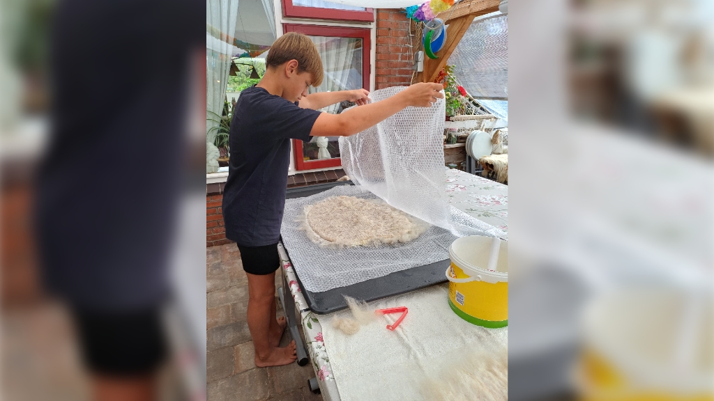 Workshop zwerfkei vilten.