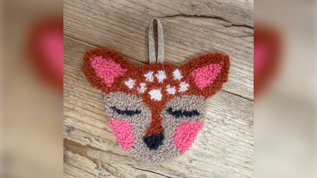 PunchNeedle hertje
