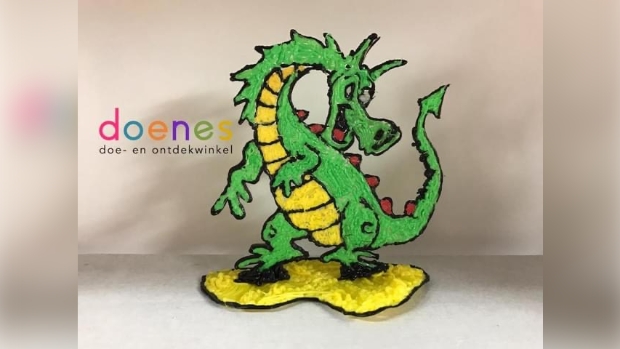 Een 3D-pen getekende draak (beginners)