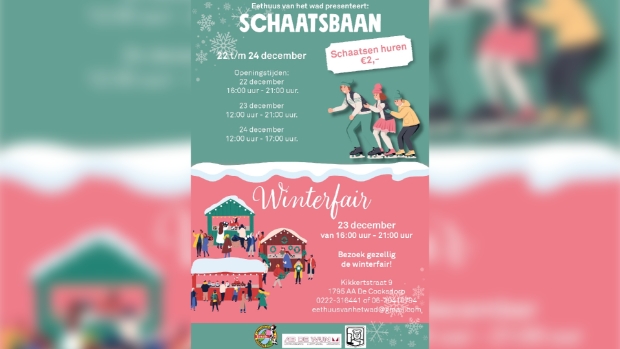 Flyer fair en schaatsbaan