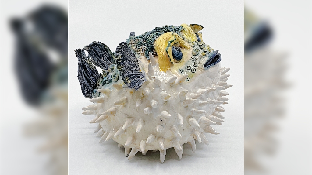 Gerrie Lulof: zeedieren (keramiek)