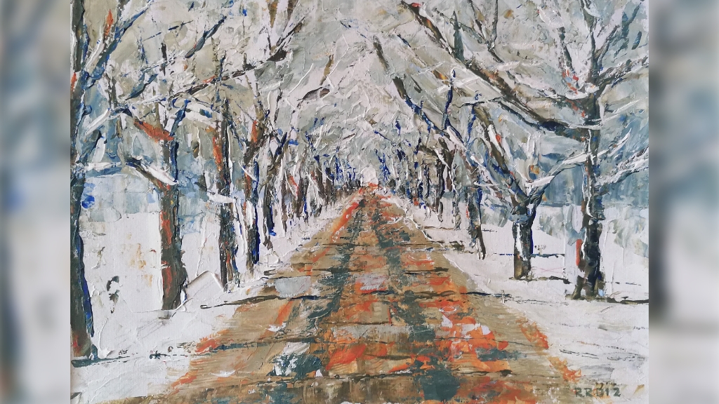 Winterlandschap, Ruurd Dasselaar