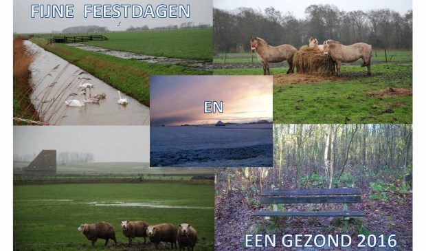 Deze creatieve kerstgroet kregen we van Willem Sangers.