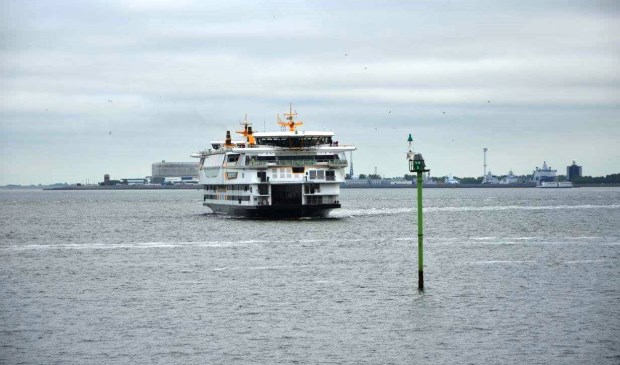 De Texelstroom ligt op het Marsdiep. (Foto Peter van der Zwart)