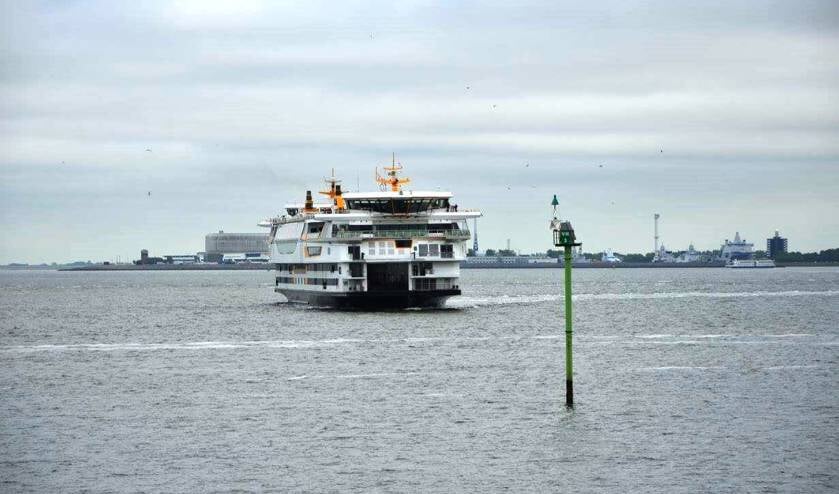 De Texelstroom ligt op het Marsdiep. (Foto Peter van der Zwart)