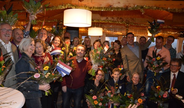 Alle winnaars van golfclub De Texelse uit 2016 werden gehuldigd.