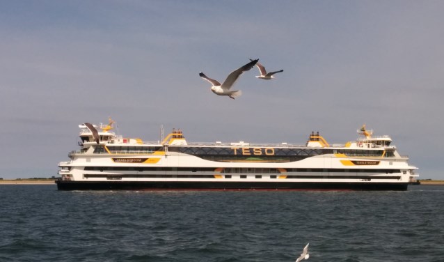 De Texelstroom afgelopen vrijdag tijdens een proefvaart op de Waddenzee.