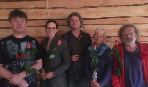 Nils Lely, Lara Kiljan, Remko van de Belt, Yolanda Legierse en Dries Veltkamp.