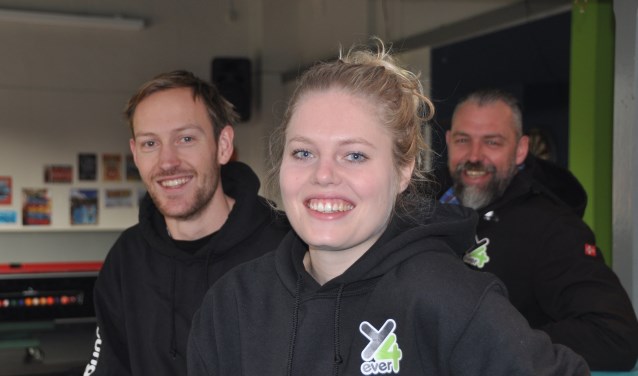 Nils Veldhuis, Ilse Vlaming en Dries de Winter, de Texelse buurtsportcoaches.