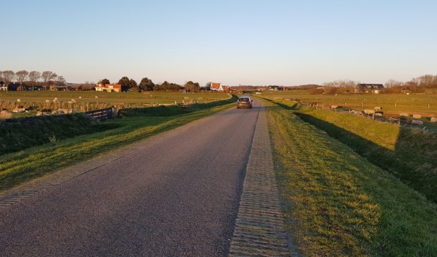 De Leemkuil. Volgens Eiland Belang een idee om in de toekomst te gebruiken voor verkeer vanaf het bedrijventerrein in Oudeschild.