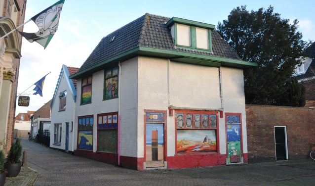 Het pand van de Karseboom aan de Vismarkt in Den Burg.