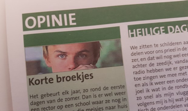 De column van Elias Marseille in de krant van vrijdag 30 juni.