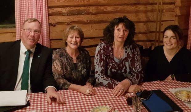 Vlnr: Ben Zegeren, Leontine Verseput, Thalia Houwing en Floor Roeper.