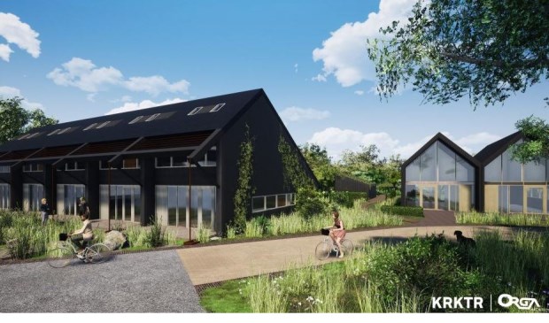 Impressie van de vijftien nieuw te bouwen duurzame koopwoningen in De Tuunen.