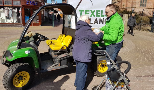 Texels Belang tijdens de campagne.