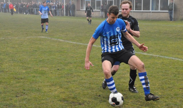 ZDH eerder dit jaar in de derby tegen De Koog.