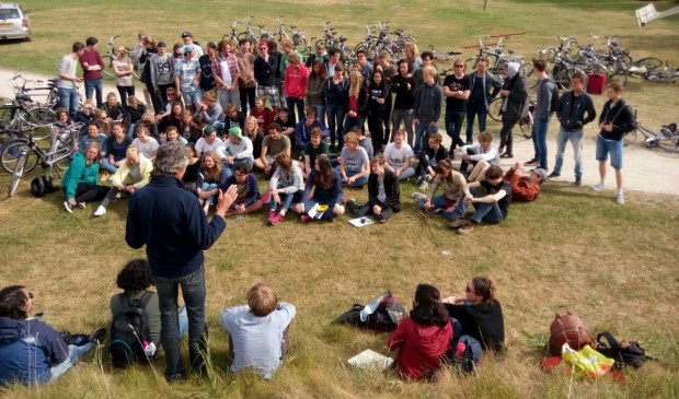 Studenten komen onderzoek doen op Texel.