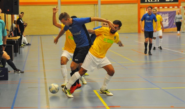 Zaalvoetbal.