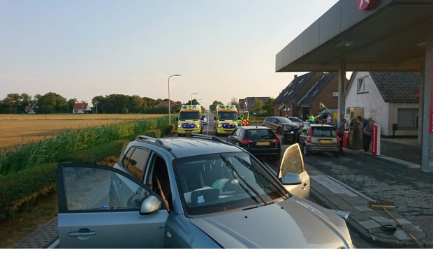 Het ongeval op de Postweg in Zuid-Eierland.