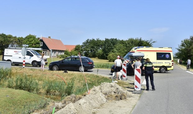 Eén van de betrokkenen kreeg in de ambulance eerste hulp.