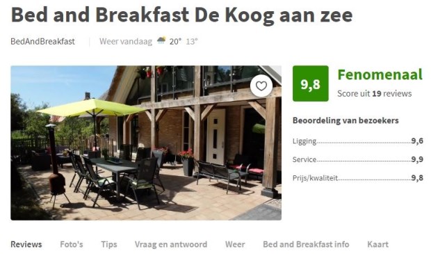 De Koog aan Zee op de website van Zoover.
