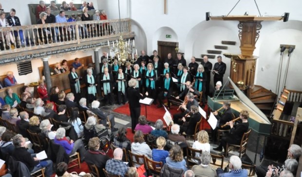 Foto: Eerder optreden van het Artex Kamerkoor (archief Texelse Courant)