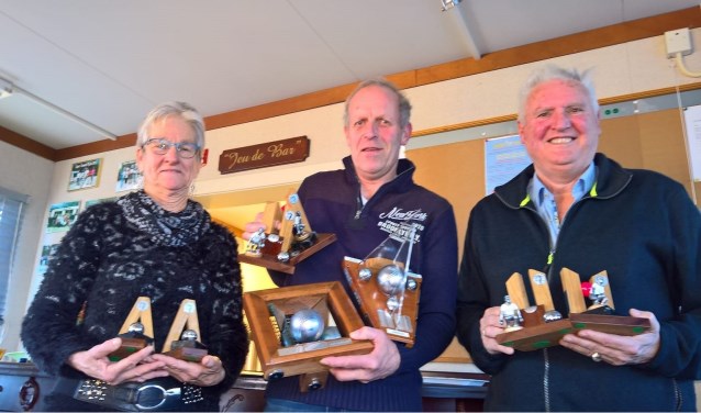 v.l.n.r. Alie Schouten, Louis van der Vis, Rob Dapper