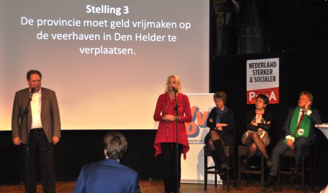 Beeld van het verkiezingsdebat in 2015.