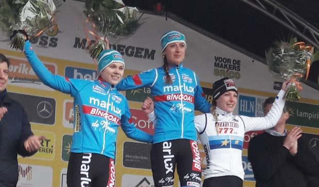 Denise Betsema, winnares in Maldegem.