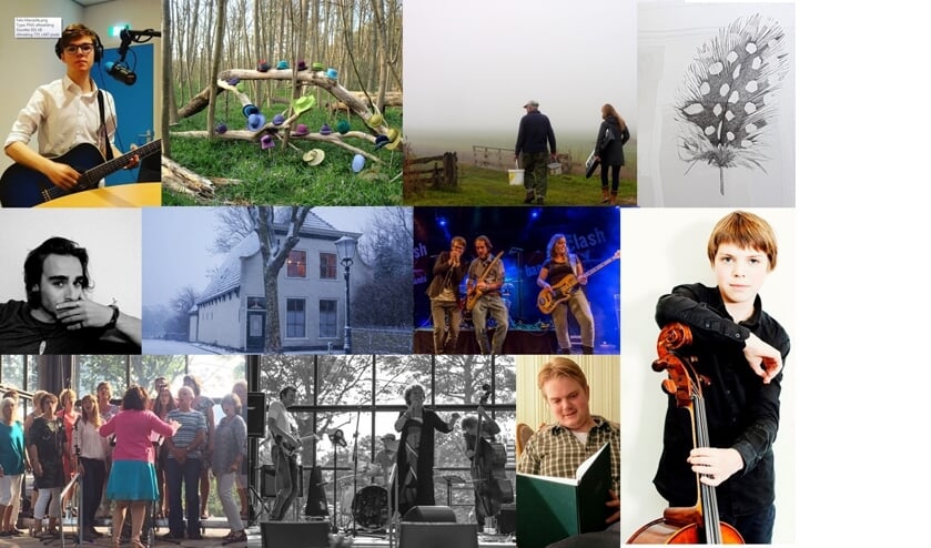 Een greep uit de vele optredens, voorstellingen en locaties tijdens Cultuurnacht Texel in De Waal.