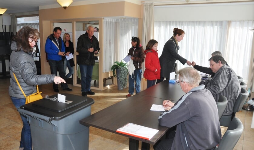 Archieffoto stembureau.