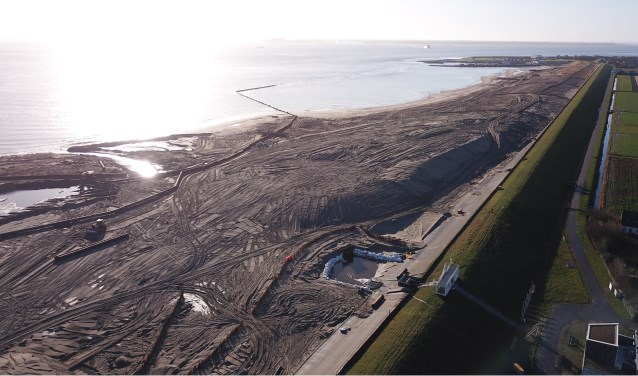 Het nieuwe gebied langs de Prins Hendrikpolder.