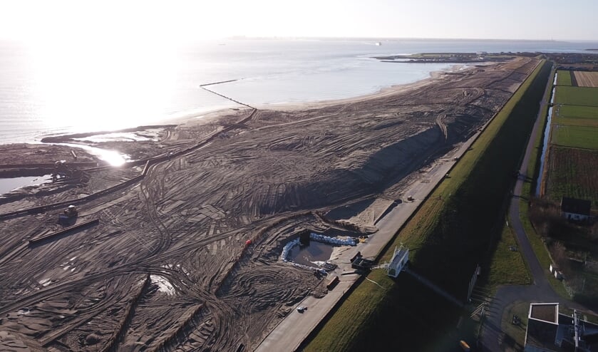 Het nieuwe gebied langs de Prins Hendrikpolder.